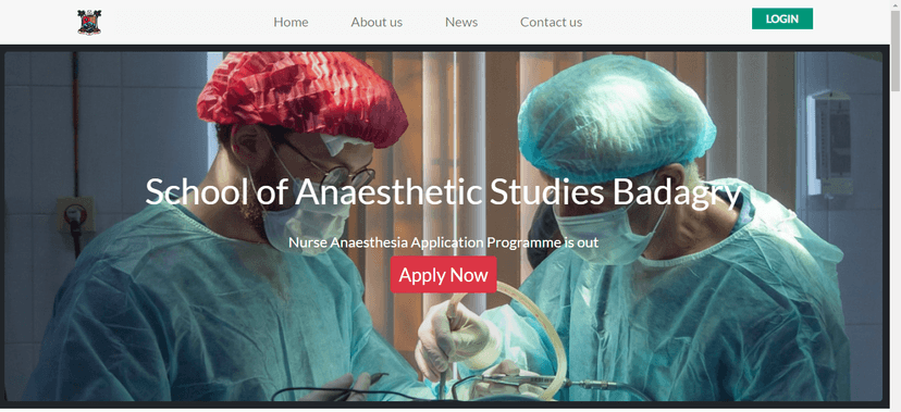 Badagry Anaesthesia screen